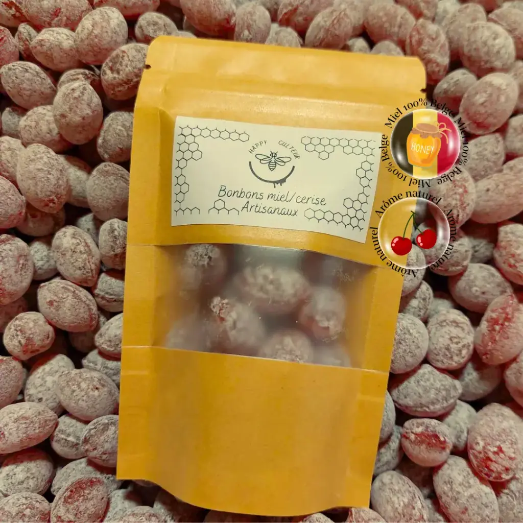 Bonbons au miel et cerise