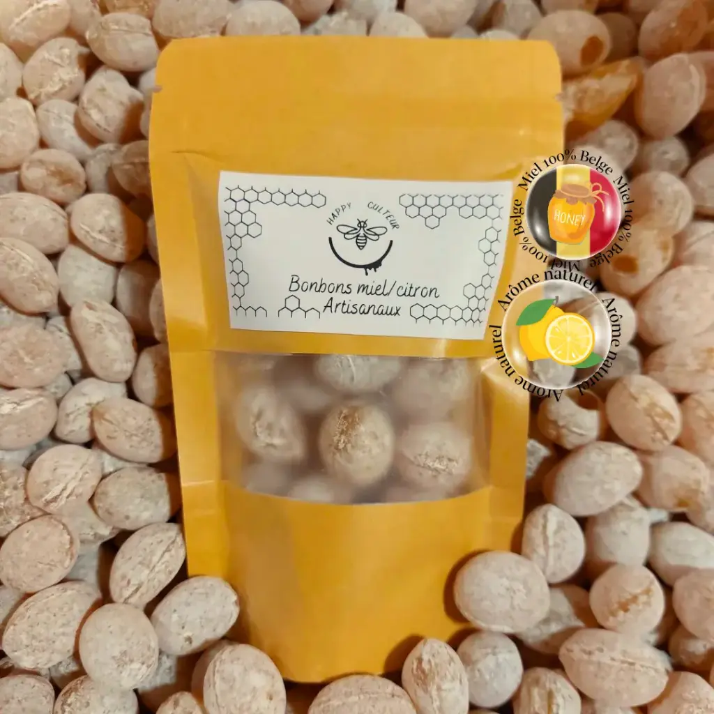 Bonbon au miel et citron