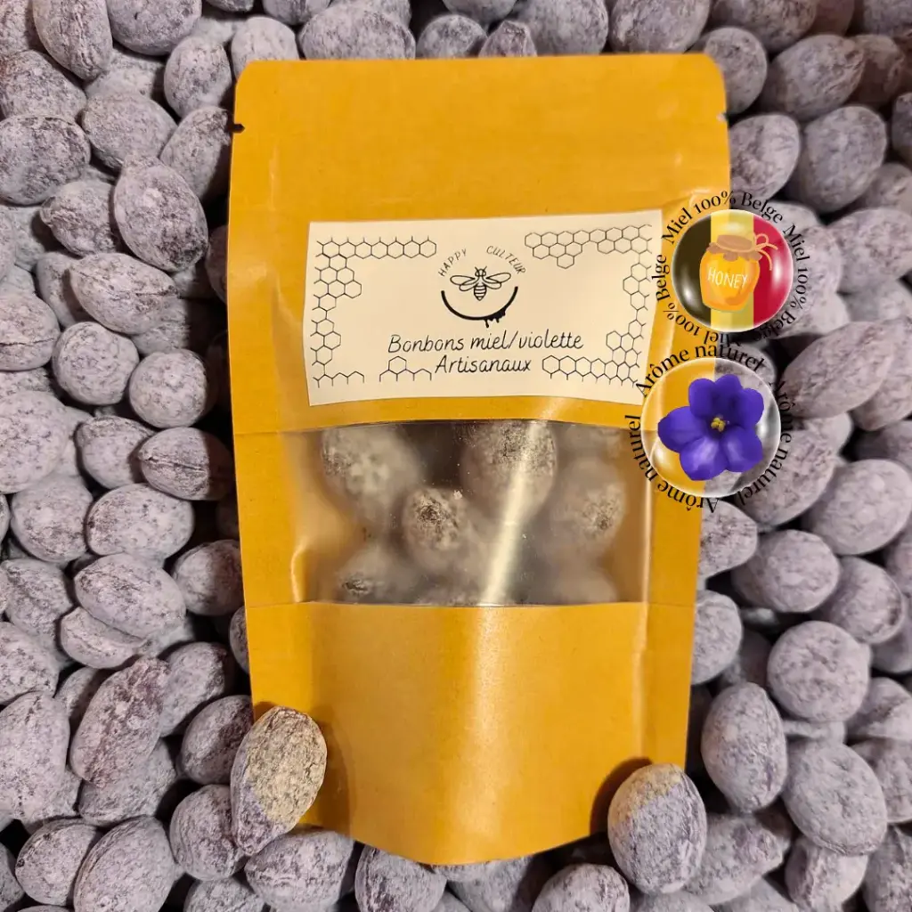 Bonbons au miel et violette