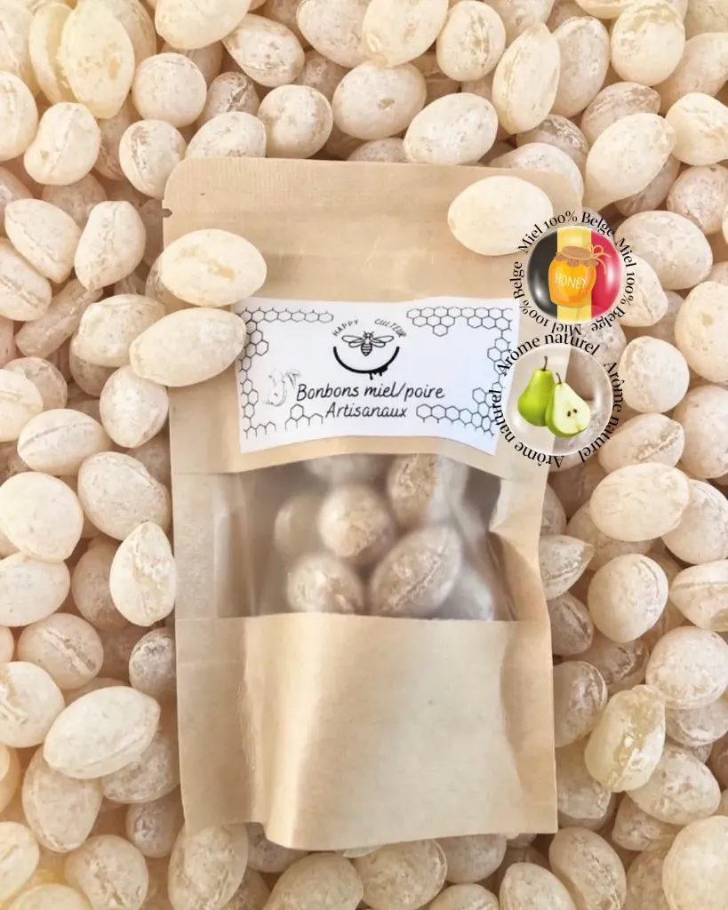Bonbons au miel et poire