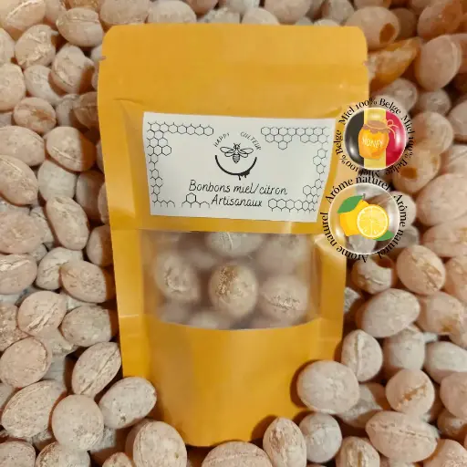 Bonbon au miel et citron
